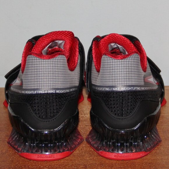 Nike Romaleos 4 Weightlifting Shoes Mens 10 Black Red White